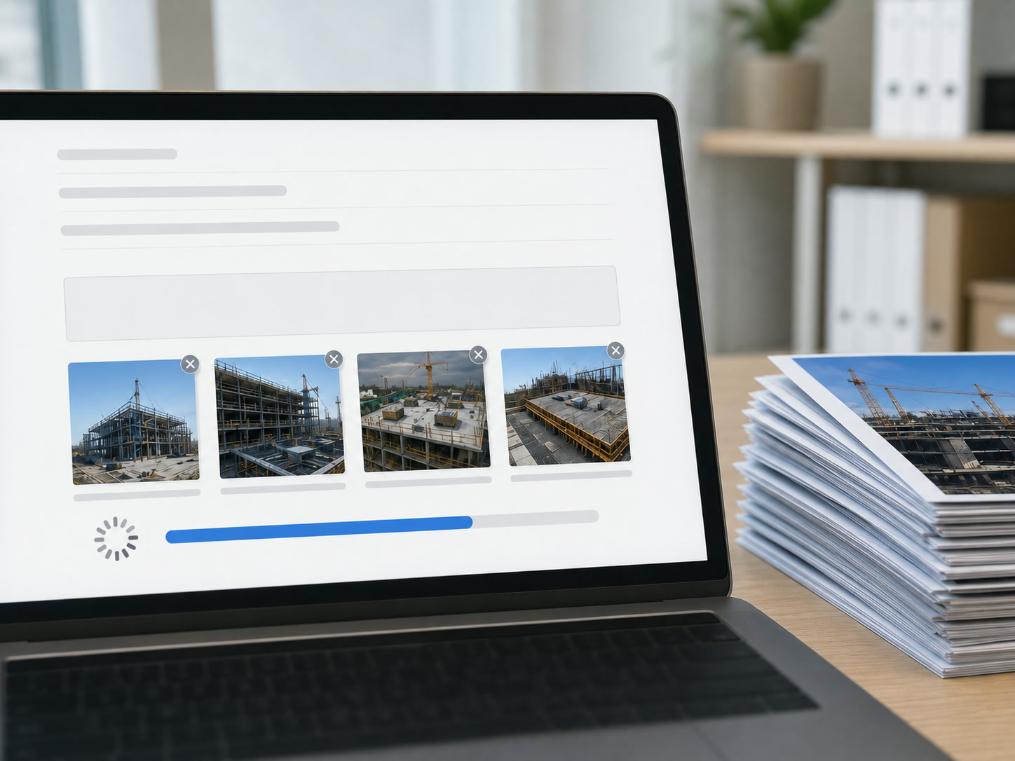 写真添付で重くなったメールとPCの画面